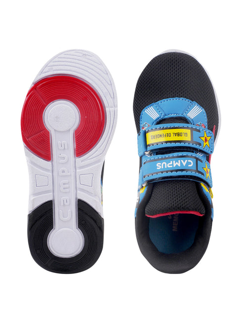 SRM-02V Black Kid's Running Shoes